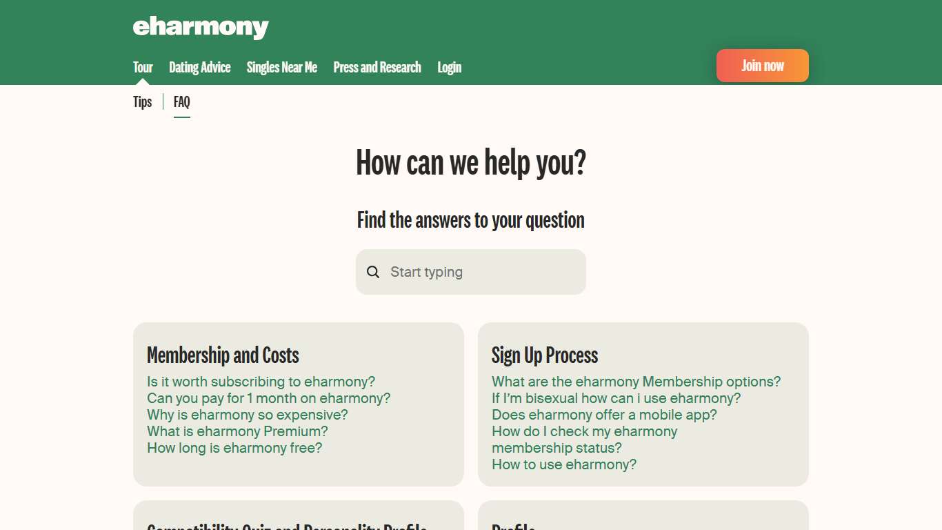 eharmony FAQ: The most important questions & answers