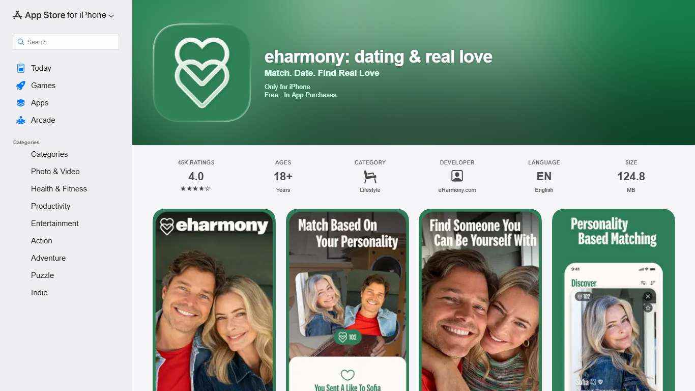 ‎eharmony: dating & real love App - App Store